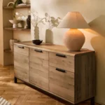 Dark Bronx Oak Effect Sideboard