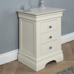 Chantilly Off White/Cream Bedside Cabinet