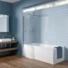 Trojan Concert Compact P Shaped Shower Bath