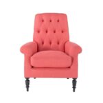 Laura Ashley Cambridge pattern button backed easy chair